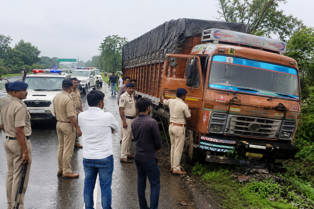 Truck driver arrested after 60-km chase following fatal accident in Chhattisgarh
