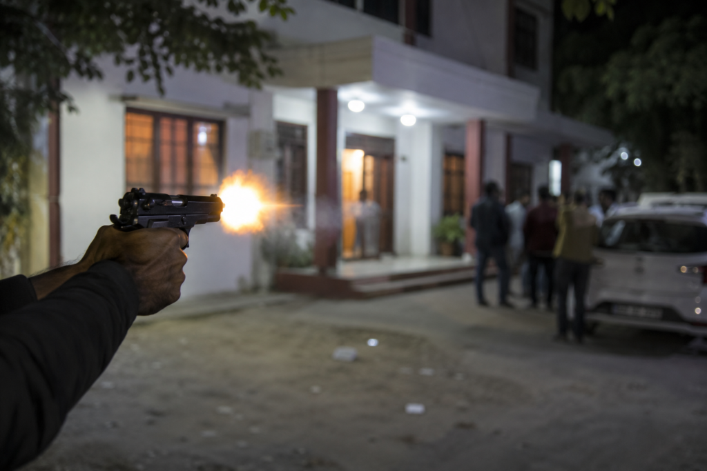 Gunfire at Congress MLA Office in Rohtak
