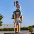 Nuh Gandhi Statue Viral Video