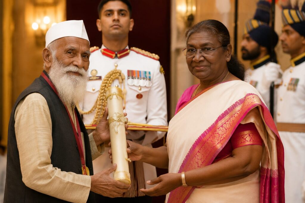 PADMA SHRI FROM CLEAN STREETS TO NATIONAL HONOUR: CHANDIGARH’S 88-YEAR-OLD ‘BROOM WARRIOR’ RECEIVES PADMA SHRI