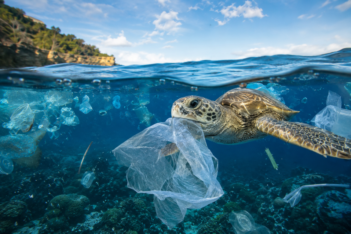 PLASTIC POLLUTION Pollution Affects Marine Life