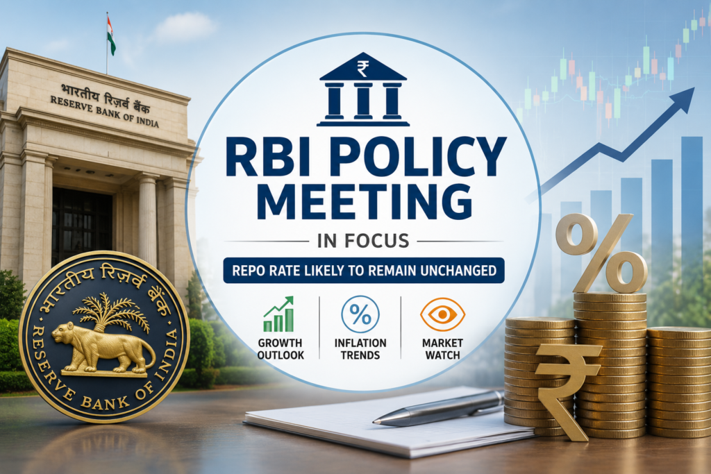 RBI RBI Likely to Keep Repo Rate Unchanged as Inflation and Growth Outlook Remain in Focus