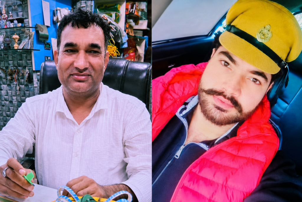 Victim Rahul Malik and accused Sahil shown in separate photographs following a fatal shooting and abduction case linked to a family dispute near Derabassi.