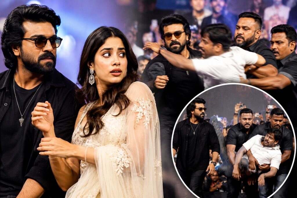 ramcharn janhvi peddi event