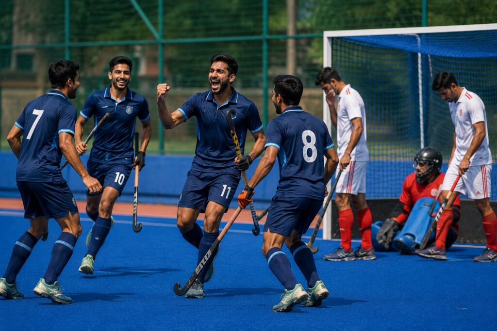 SGGS Club Crush Rock Rovers 8–2 in Dominant Hockey Display Clinical finishing and strong midfield control help SGGS Club secure a commanding win in hockey encounter