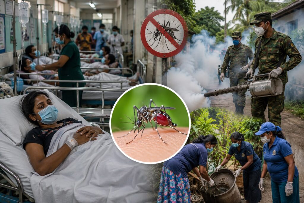 Sri Lanka’s Dengue Outbreak Strains Public Health System as Cases Near 48,000 Hospitals operate beyond capacity as dengue infections surge and authorities deploy a military-led monitoring unit