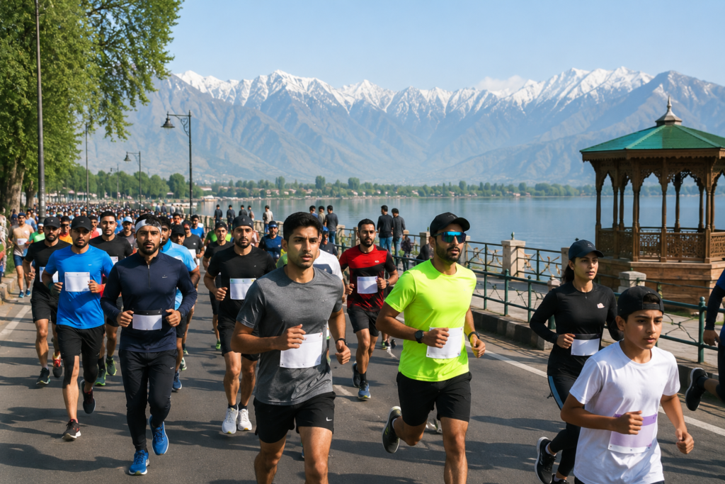 Over 800 Runners Participate in Srinagar Marathon