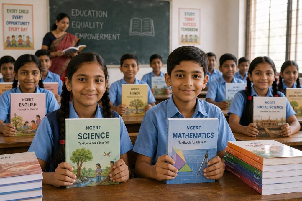Students in government schools will receive NCERT books in the new academic session to support standardized and quality education learning.
