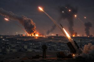 Middle East tensions rise as missile strikes and interceptions spark global concern.