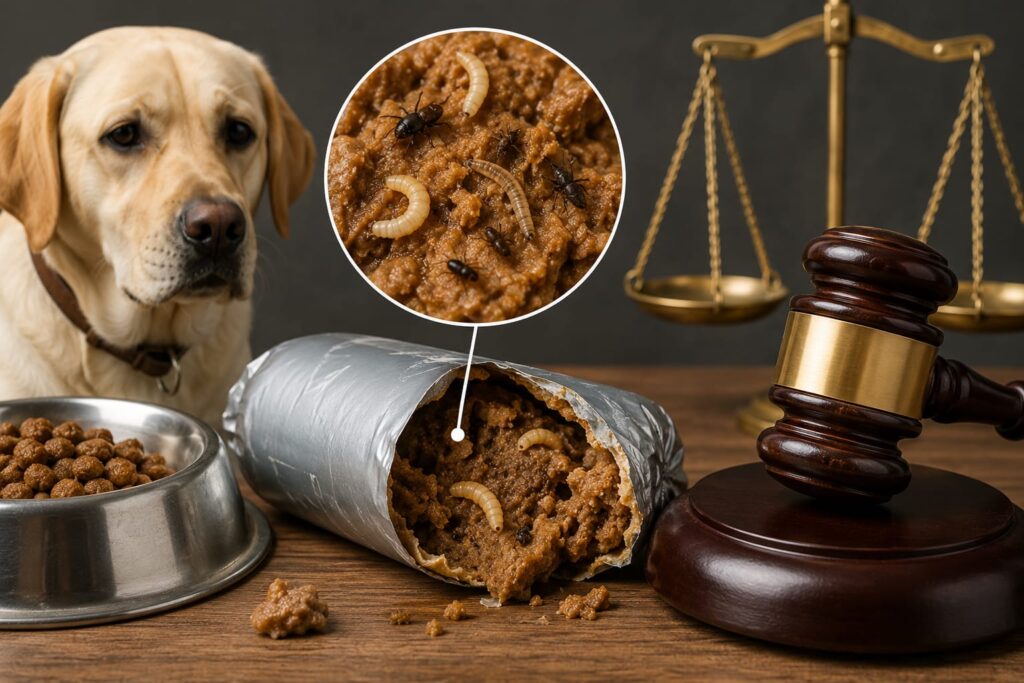 Chandigarh woman wins compensation after worms were discovered in a sealed dog food packet.