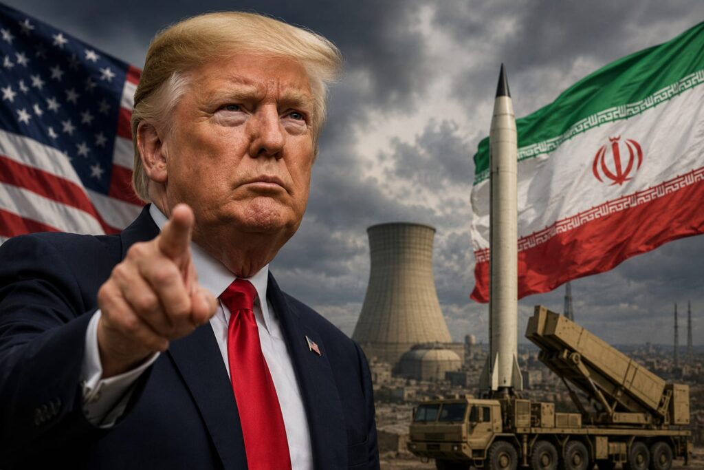 Trump warns Iran as tensions and diplomatic uncertainty persist.