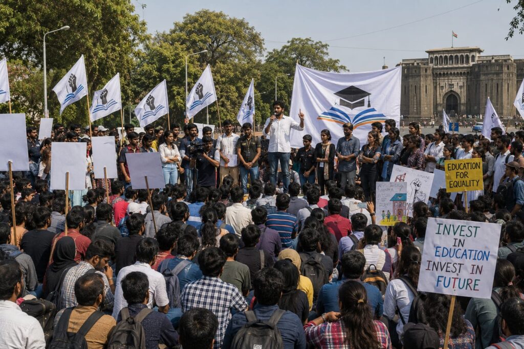 CJP Launches Nationwide Protest from Pune, Set to Unveil Education Manifesto **Short Subtitle:** *Campaign seeks education reforms as CJP prepares to unveil a nationwide manifesto.*