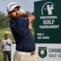 Chandigarh golfer Karandeep Kochhar during practice ahead of a major golf tournament as he targets another strong performance on the professional circuit.