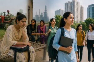 PLFS data highlights job shortages in Punjab and low workforce participation among young women in Haryana.