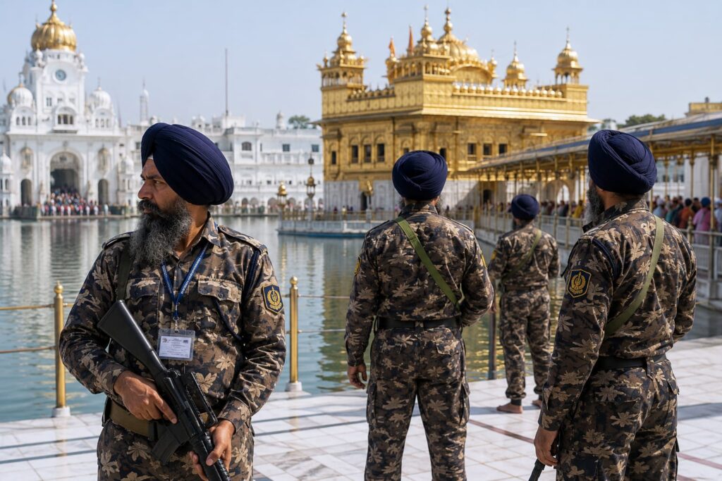 SGPC plans stronger security at Golden Temple by inducting Sikh ex-servicemen after recent sacrilege attempt.