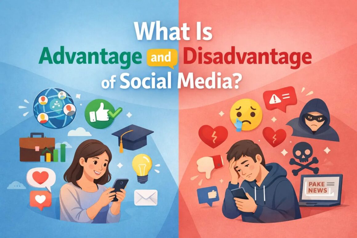 Advantages and risks of social media, including communication, learning, networking, privacy concerns, cyberbullying,