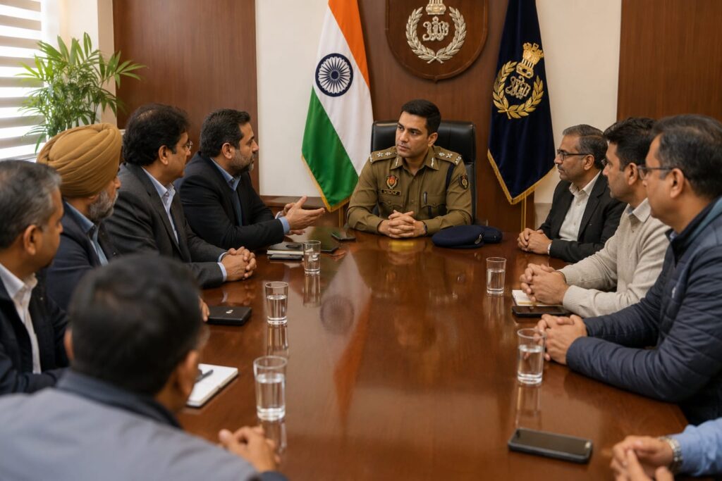 Chandigarh Traders Meet DGP Sagar Preet Hooda to Discuss Security Concerns Business leaders raise safety concerns as police assure stronger coordination and security measures across Chandigarh markets.
