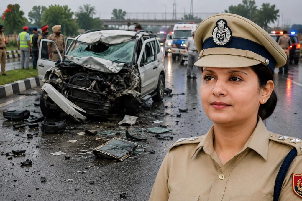 SHO Beant Kaur Dies in Tragic Road Accident, Punjab Police Mourn Loss Senior police officials and local residents pay tribute as authorities investigate the circumstances surrounding the fatal crash.