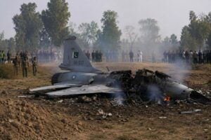 Pakistan Air Force training aircraft crashes during routine flight; investigation and rescue operations underway.
