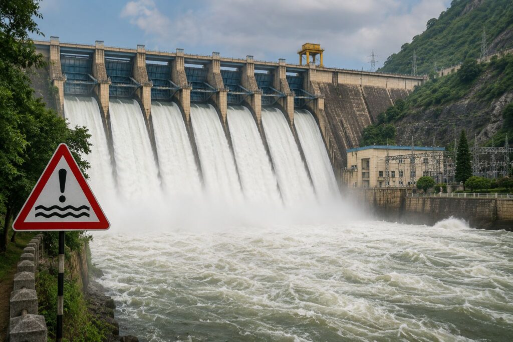 8,000 Cusecs of Water Released from Bhakra Dam into Sutlej; BBMB Issues Alert Authorities urge caution as water discharge increases from Bhakra Dam