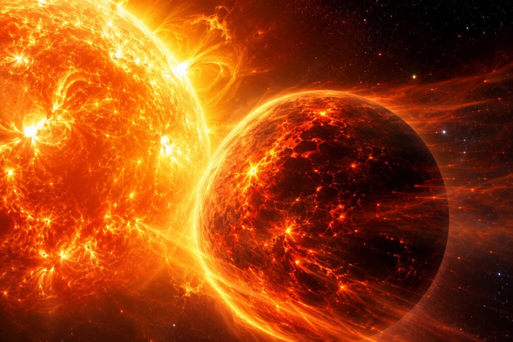 James Webb Space Telescope Discovers Extreme Exoplanet Being Roasted by Its Home Star Newly studied world endures scorching temperatures and intense stellar radiation.