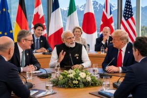 Prime Minister highlights peace, trade cooperation and maritime security during key summit engagements.