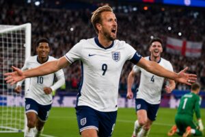 : England captain leads from the front as the Three Lions gain momentum.