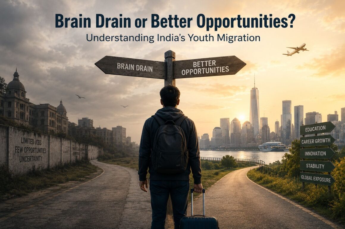 India's Youth Migration Brain Drain or Better Opportunities? Understanding India's youth migration.