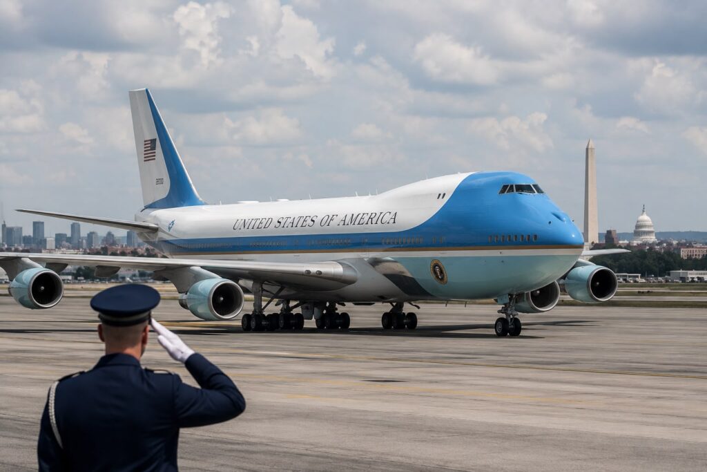 Social media speculation grows after G7 posts, but aging presidential aircraft remain in service amid Boeing delays.
