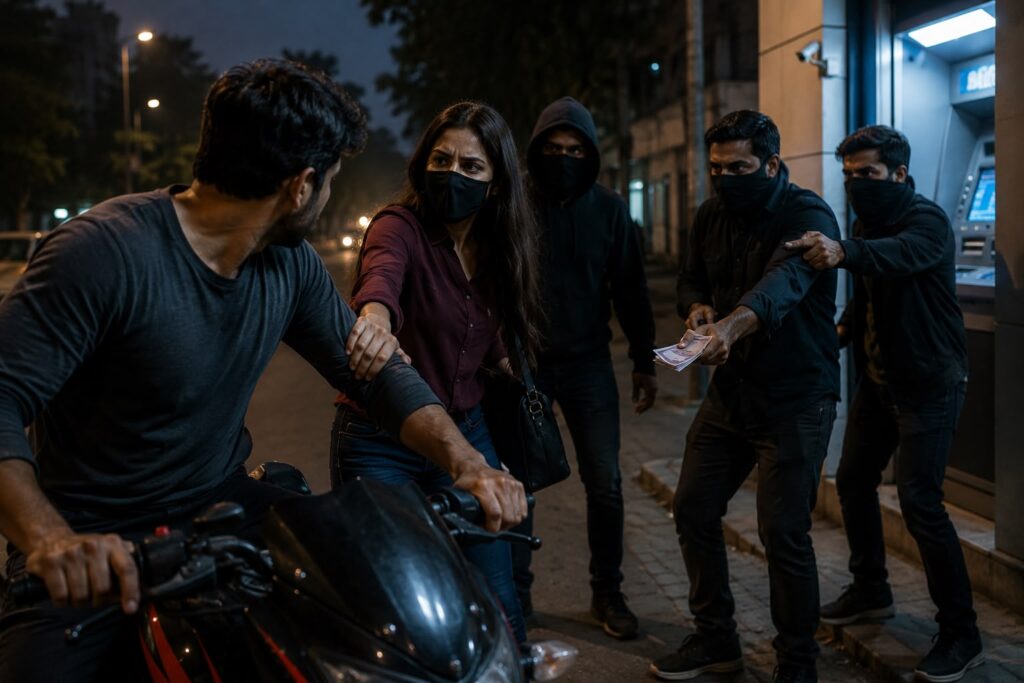 Woman Allegedly Lures Youth in Panchkula, ₹22,000 Withdrawn From ATM and Motorcycle Snatched; FIR Filed Against Four FIR registered against four as police investigate alleged ATM cash withdrawal and motorcycle snatching.