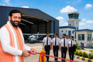 Haryana CM Inaugurates New Aviation Infrastructure at Bhiwani Aerodrome