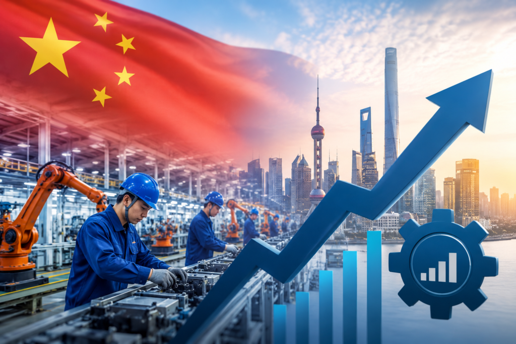 China’s Manufacturing Sector Continues Growth Streak Amid Signs of Economic Stability
