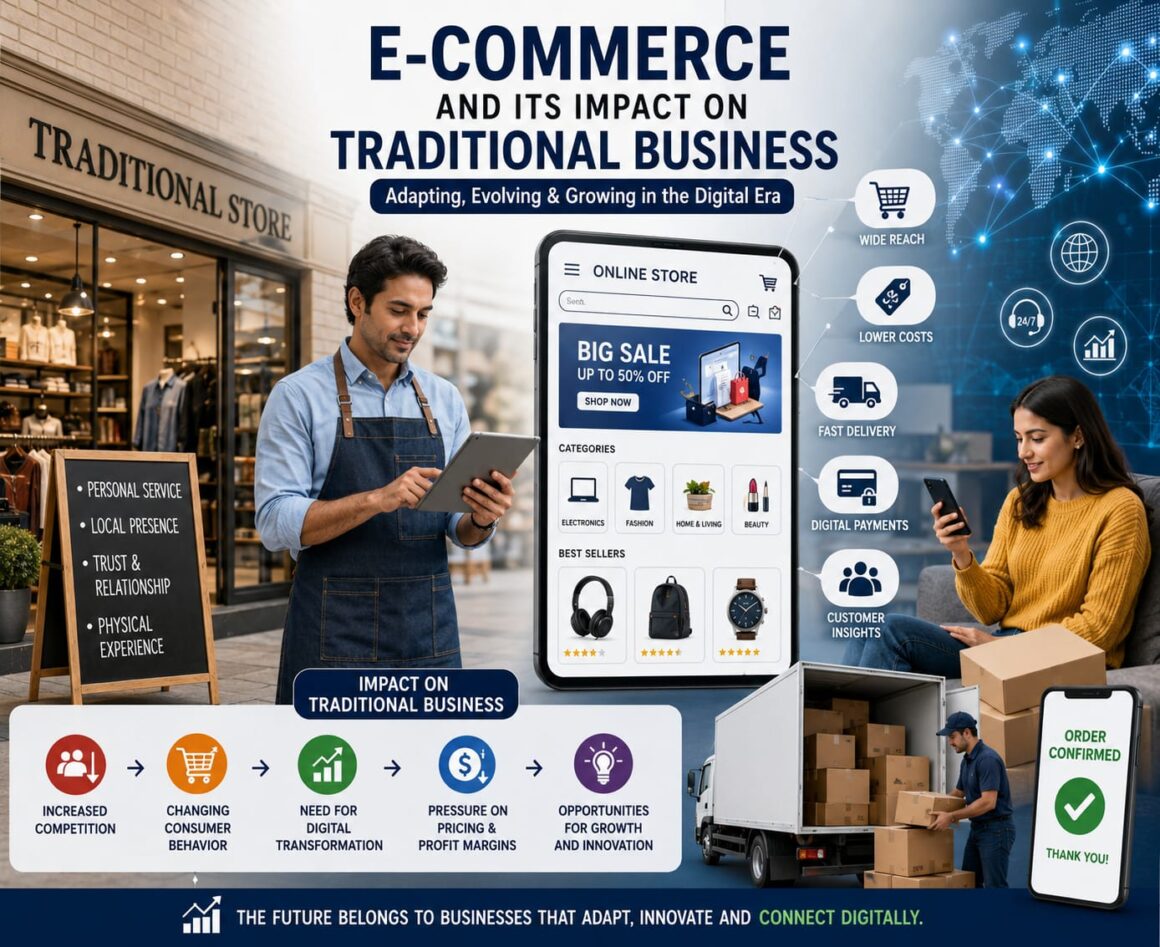 E- commerce and its impact on traditional business