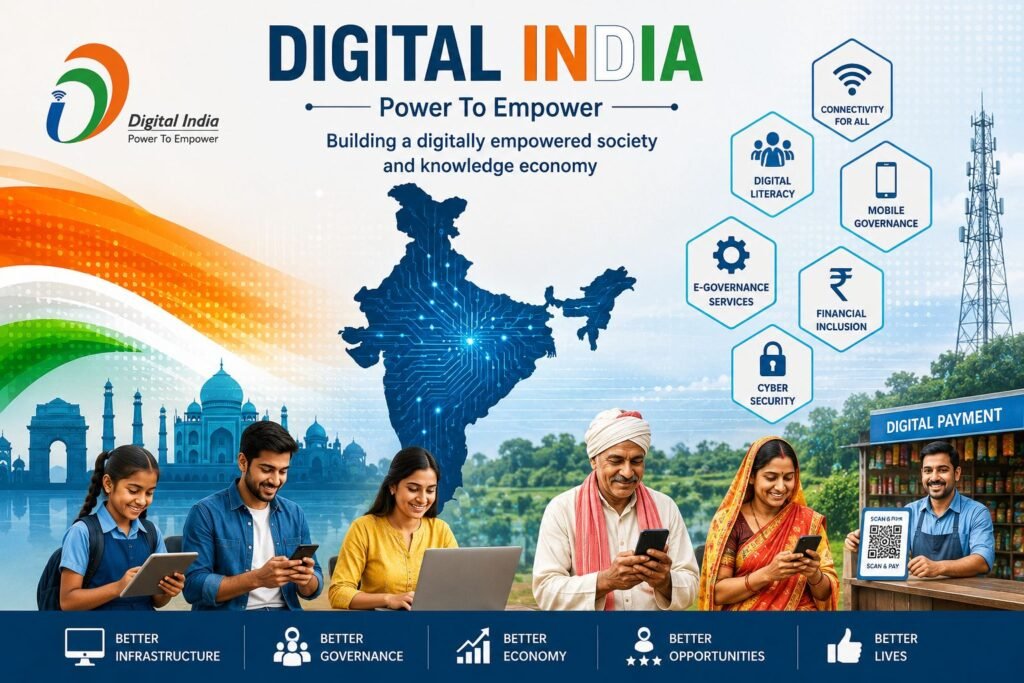 Digital India: A New Vision for the Nation powered by Technolog