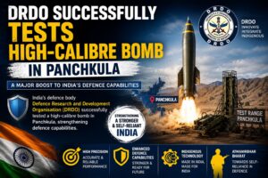 “Big Defence Boost: DRDO Conducts Bomb Test in Panchkula”