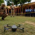 drone at the school