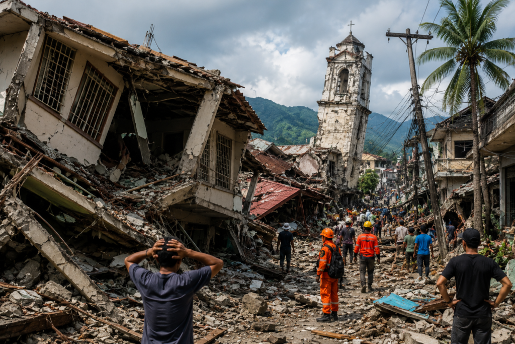 Powerful Earthquake Strikes Philippines, Causing Casualties and Widespread Damage