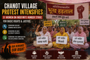 Hunger Strike Intensifies in Hisar's Chanot Village as Residents Demand Action