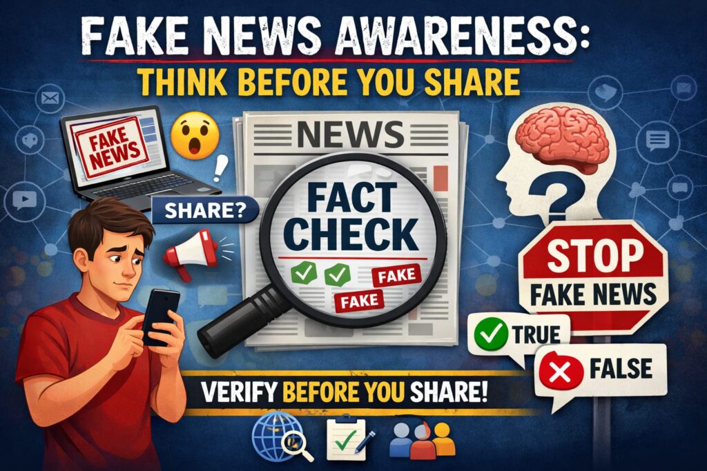 fake news Fake News Awareness: Thinking Before You Share