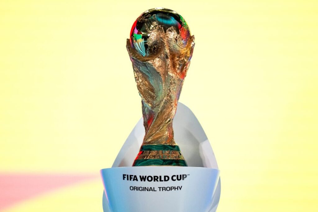 FIFA World Cup 2026 Trophy FIFA World Cup trophy displayed as a symbol of international football competition