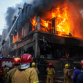firefighter battle