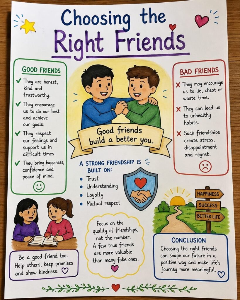 Choosing the Right Friends, Friendship, Good Friends, Personal Development, Life Lessons
