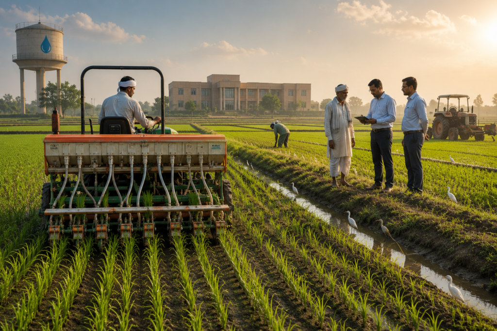 Paddy Dominates Kharif Season in Sonepat, Panipat as DSR Technique Gains Ground