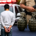police arrest with weapon
