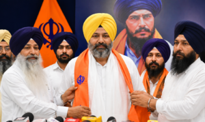 political meeting with sikh