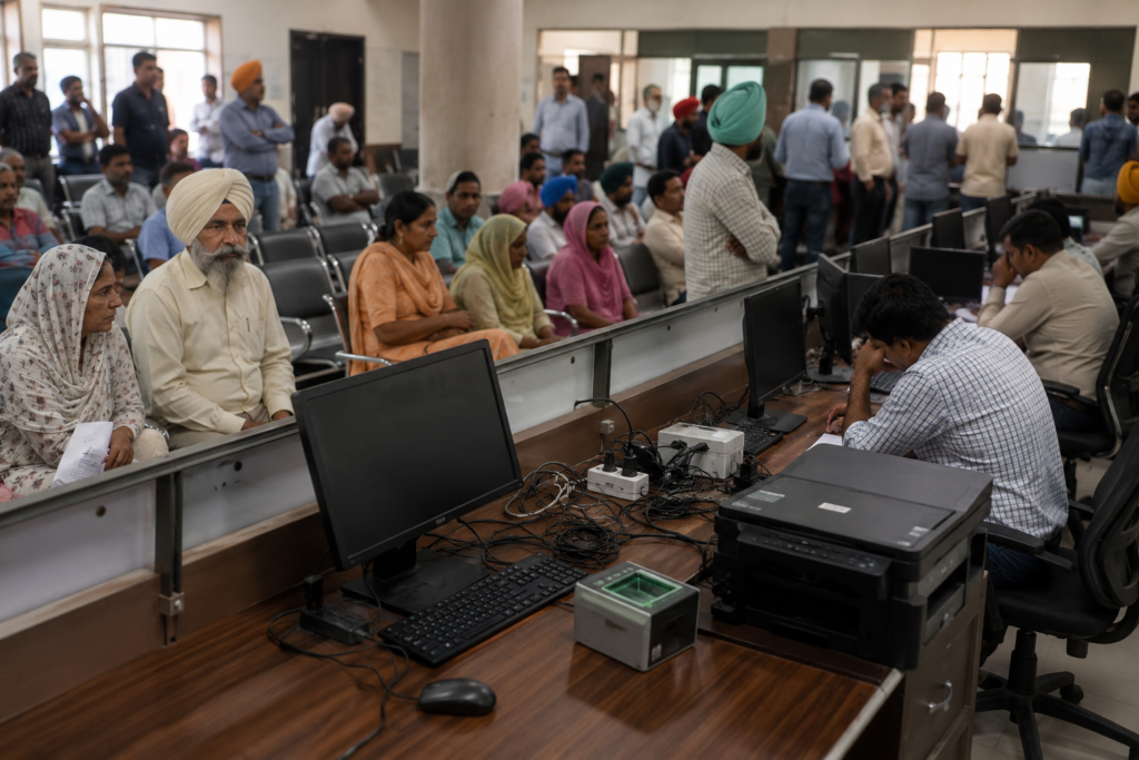 Sangrur Seva Kendra Services Disrupted After Prolonged Power Outage
