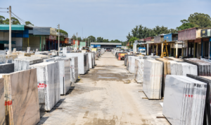 stone slabs in industrial