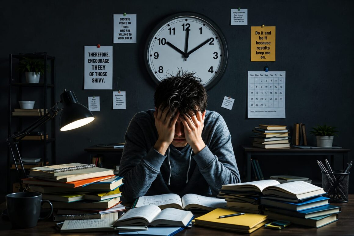 Visual showing 7 warning signs of extreme stress on the human body