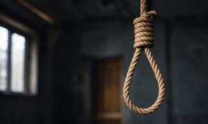 tightly coiled rope in room