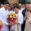 warm welcome at the celebration